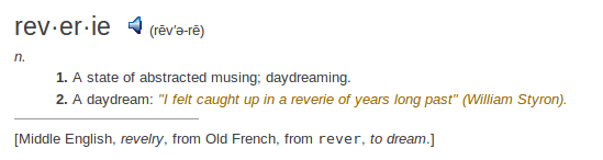    definition reverie