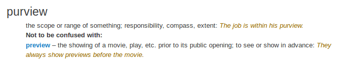definition purview definition purview