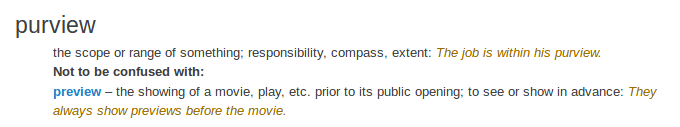    definition purview