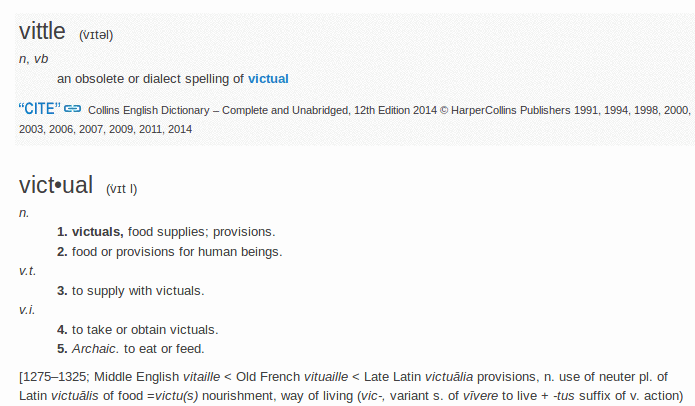definition vittle definition vittle