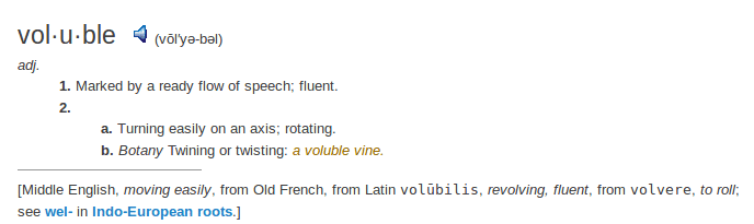 definition voluble definition voluble