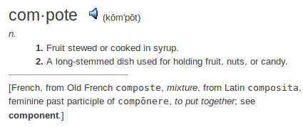 definition compote definition compote
