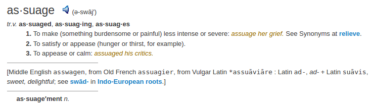 definition assuage definition assuage