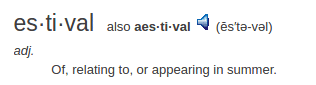 definition estial definition estial