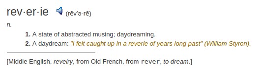 define reverie define reverie