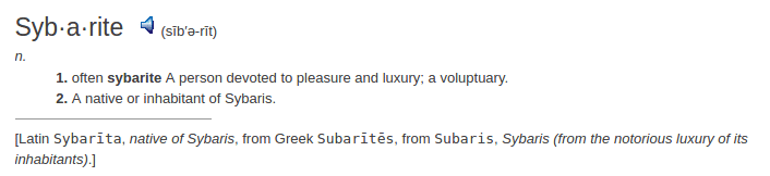 definition sybarite definition sybarite