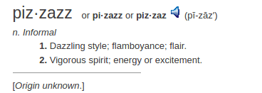definition pizzazz definition pizzazz