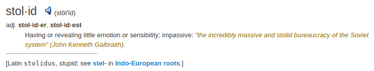 definition stolid definition stolid