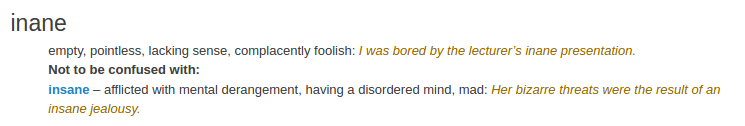 definition inane definition inane
