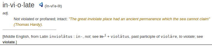 definition inviolate definition inviolate
