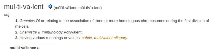 definition mutilvalent definition mutilvalent
