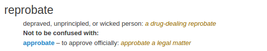 definition reprobate definition reprobate