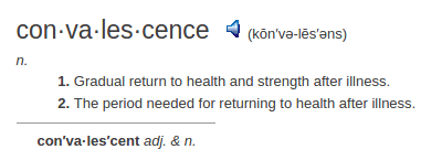definition convalescence