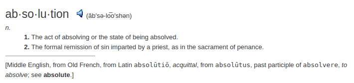 definition absolution