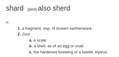 definition sherd