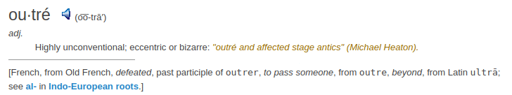 define outre