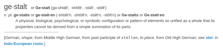 definition gestalt