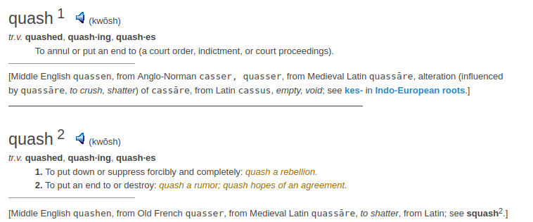 definition quash